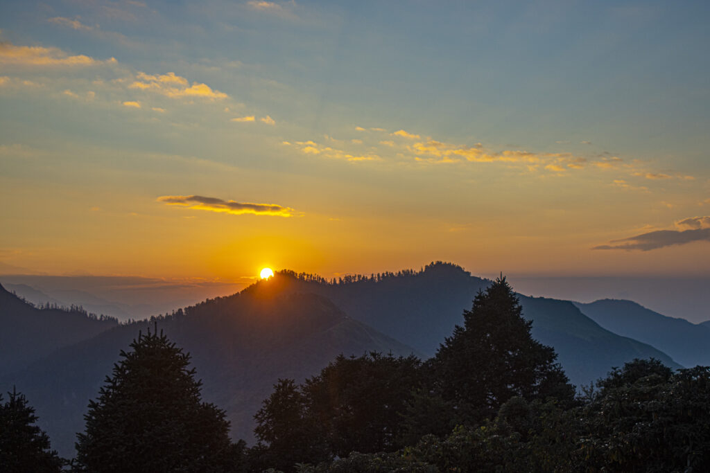 sunrise from poonhill