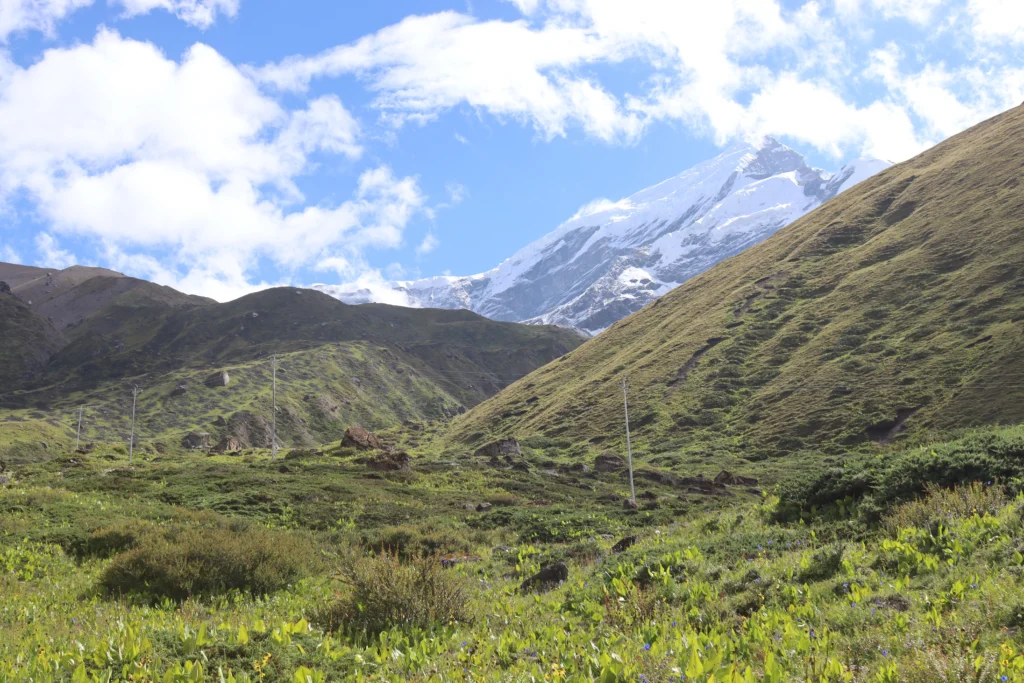 Annapurna circuit in summer